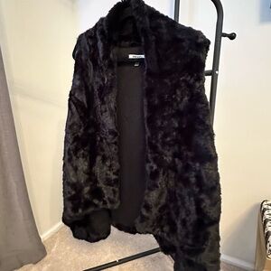 DKNY Faux Fur Vest XL